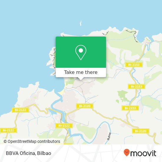 BBVA Oficina map