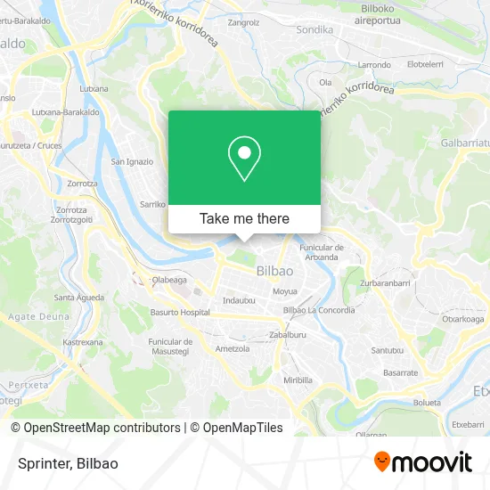 Sprinter map