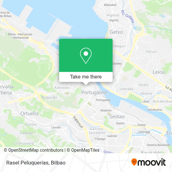 Rasel Peluquerías map