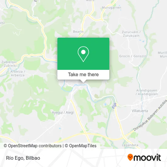 Río Ego map