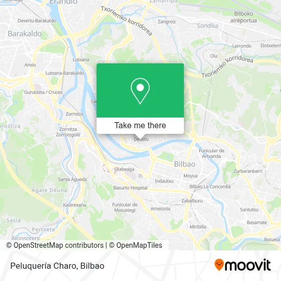 Peluquería Charo map