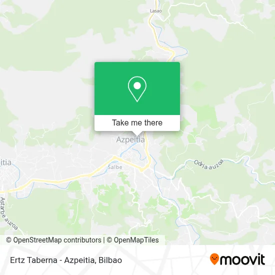 Ertz Taberna - Azpeitia map