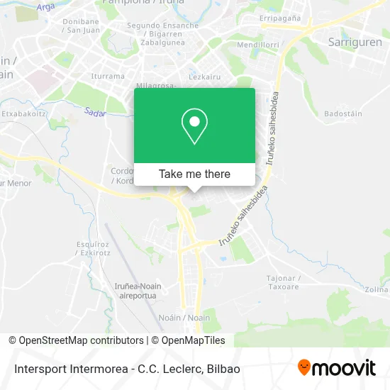 Intersport Intermorea - C.C. Leclerc map