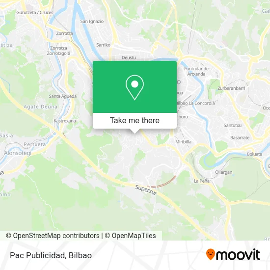 Pac Publicidad map
