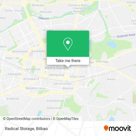 Radical Storage map