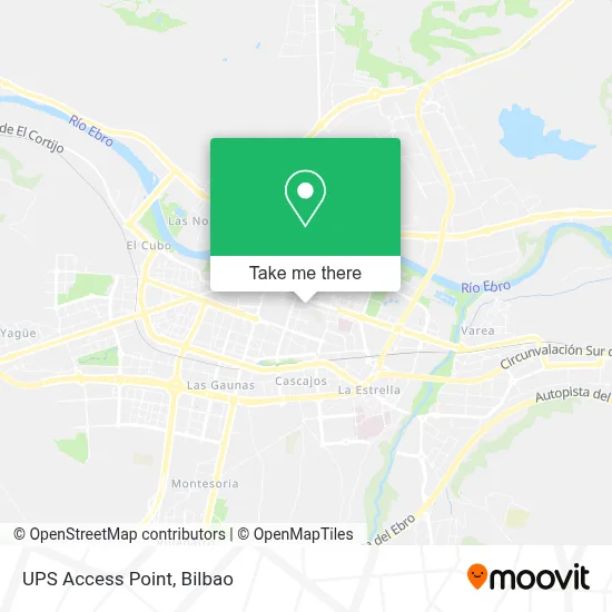 Ups Access Point map