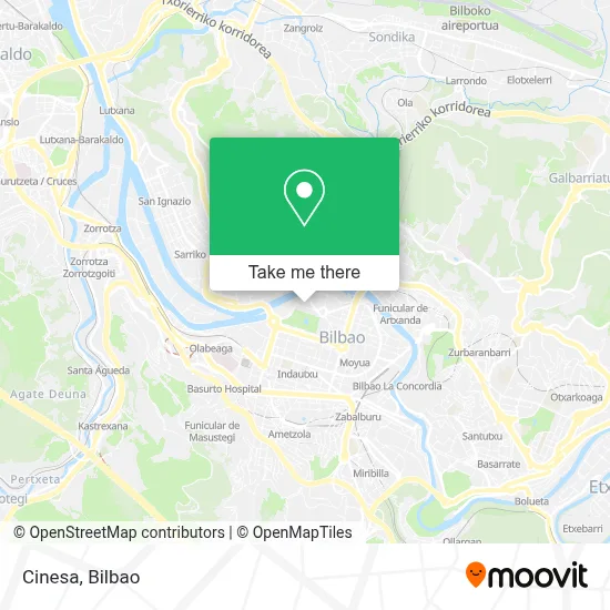 Cinesa map