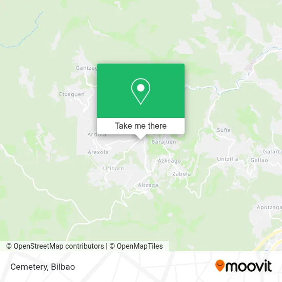 mapa Cemetery