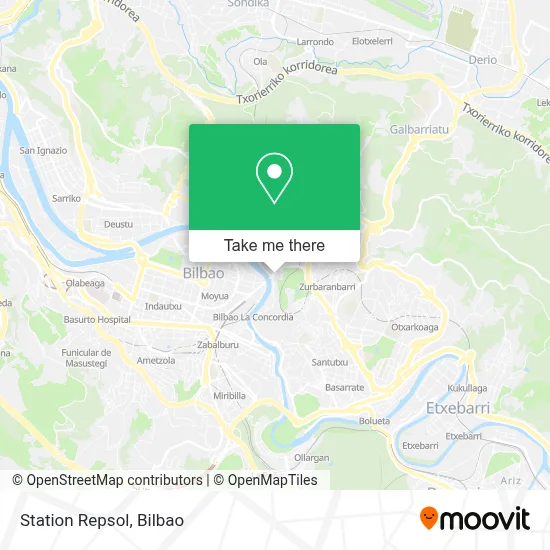 Station Repsol map