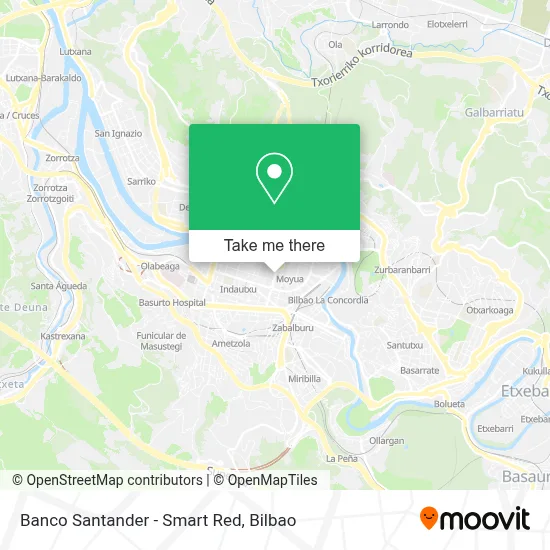 Banco Santander - Smart Red map