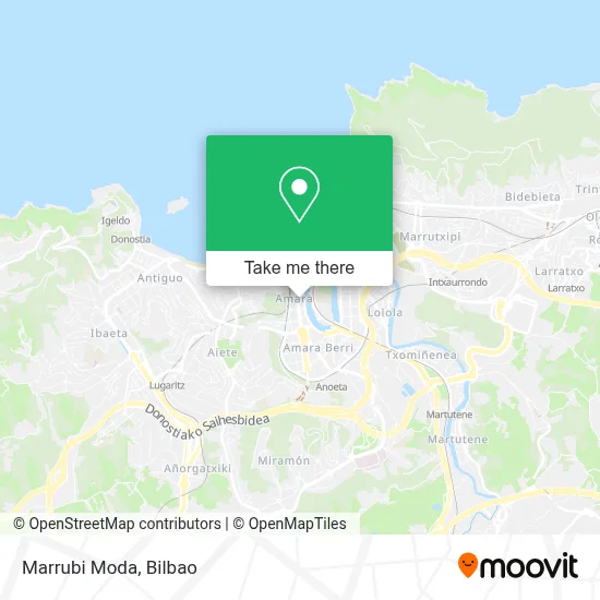 Marrubi Moda map
