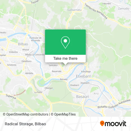 Radical Storage map