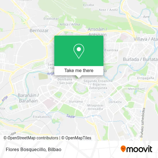 Flores Bosquecillo map