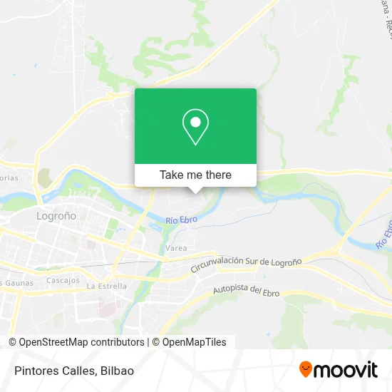 Pintores Calles map
