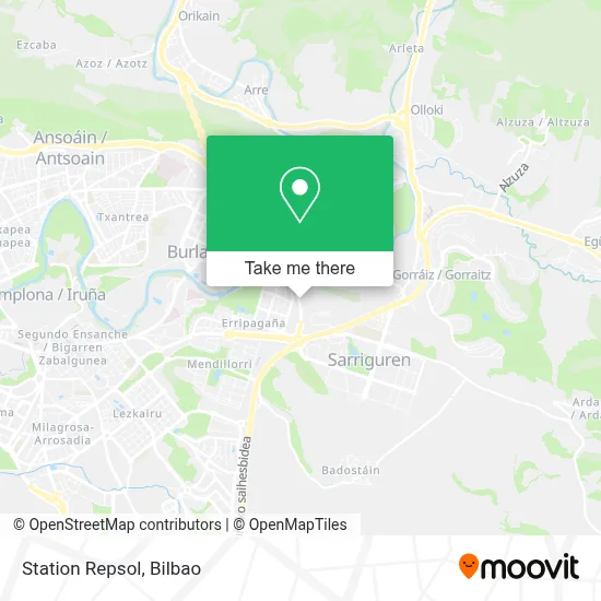 Station Repsol map