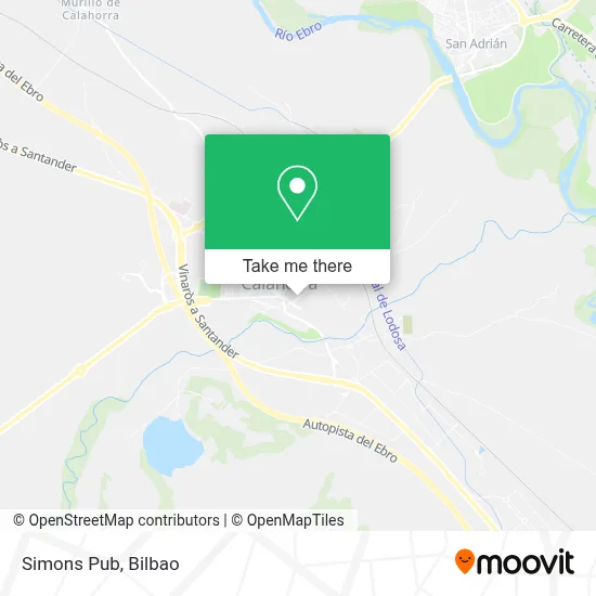 Simons Pub map