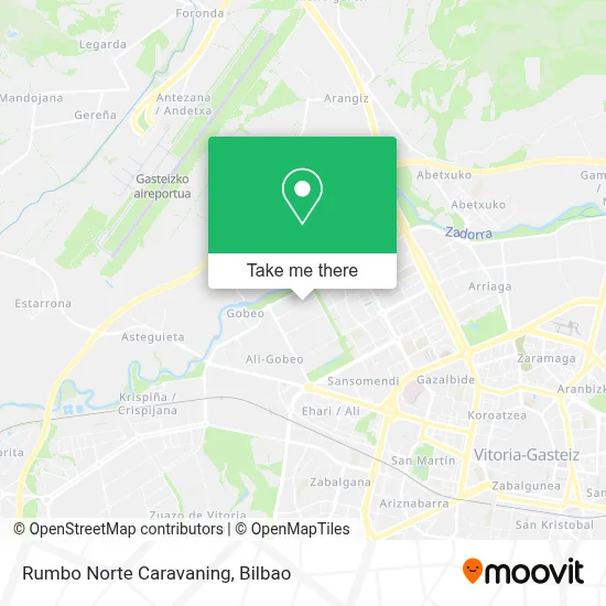 Rumbo Norte Caravaning map