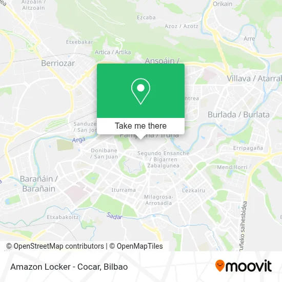Amazon Locker - Cocar map