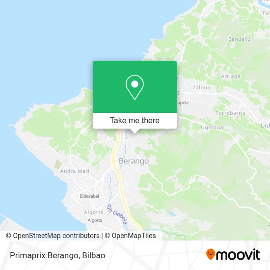 Primaprix Berango map