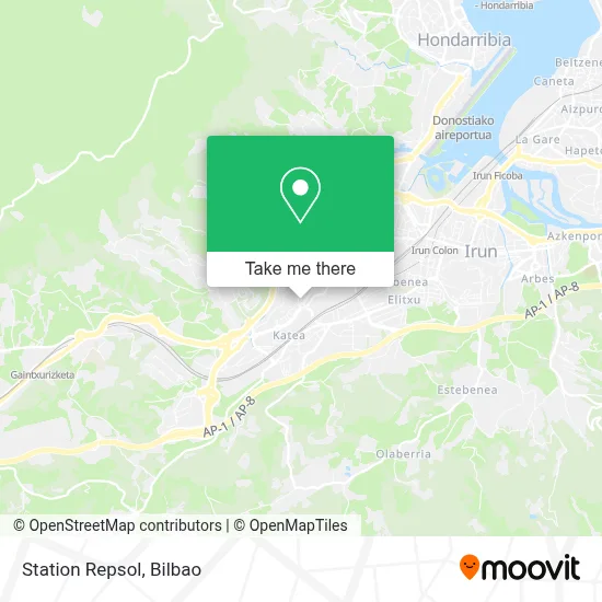 Station Repsol map
