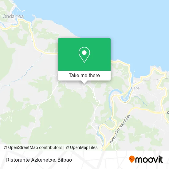 Ristorante Azkenetxe map