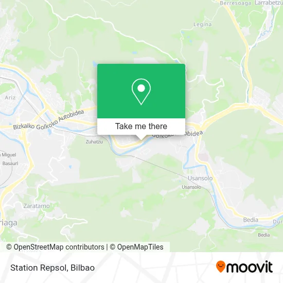 Station Repsol map