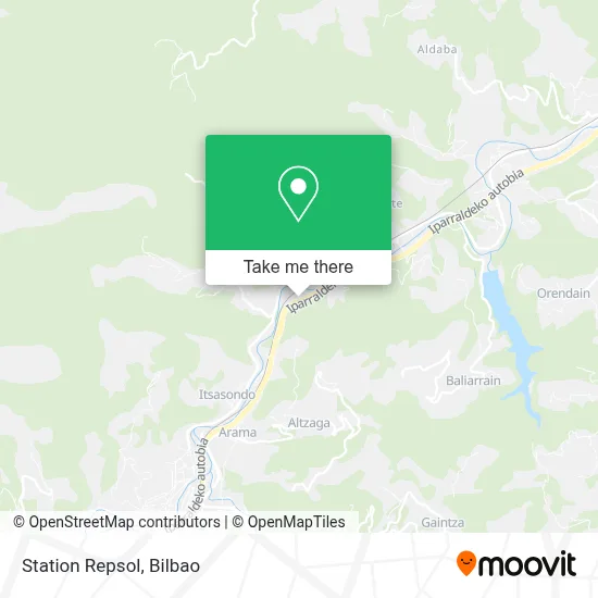 Station Repsol map