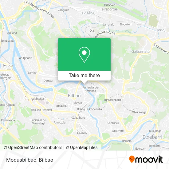 Modusbilbao map