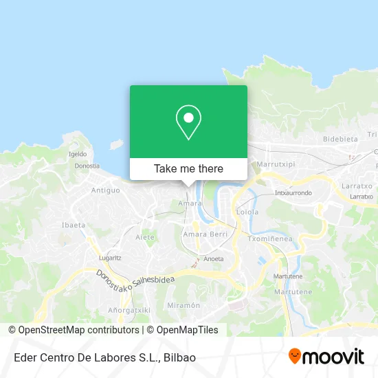 Eder Centro De Labores S.L. map