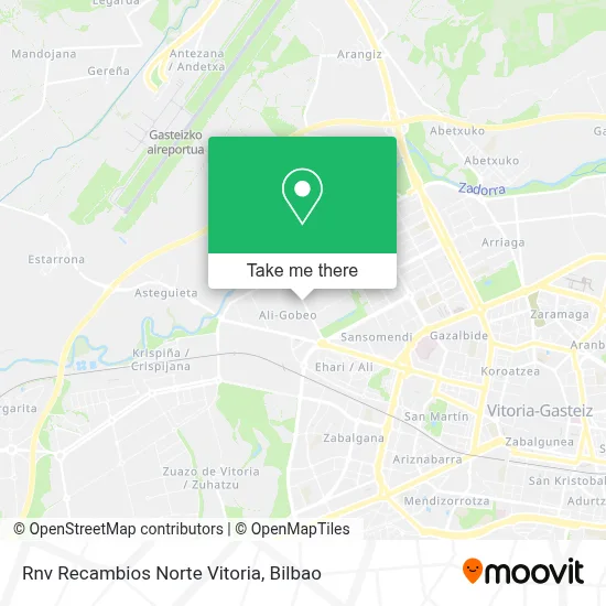 Rnv Recambios Norte Vitoria map
