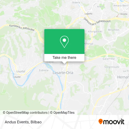 Andus Events map
