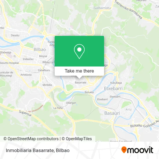 Inmobiliaria Basarrate map