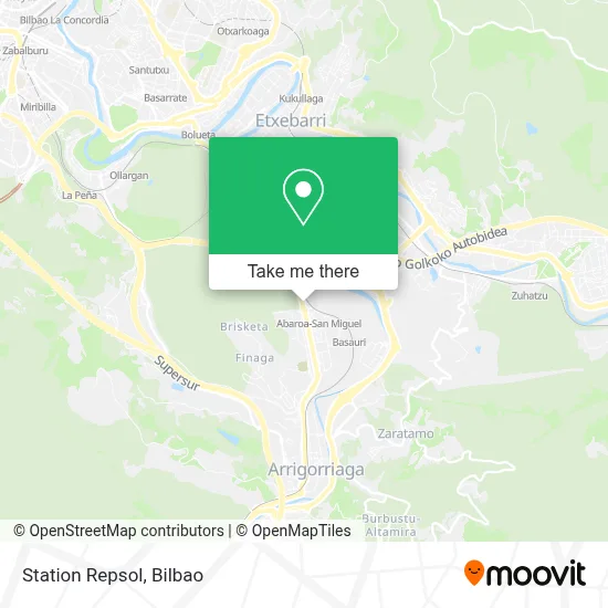 Station Repsol map