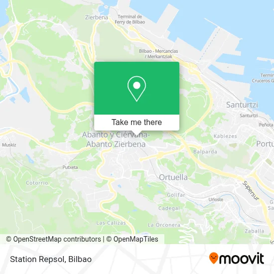 Station Repsol map