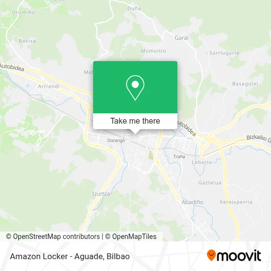 Amazon Locker - Aguade map