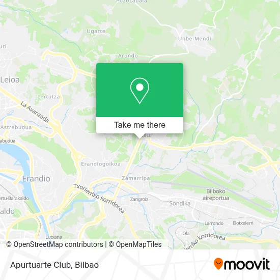 Apurtuarte Club map