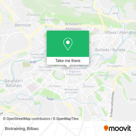 Biotraining map