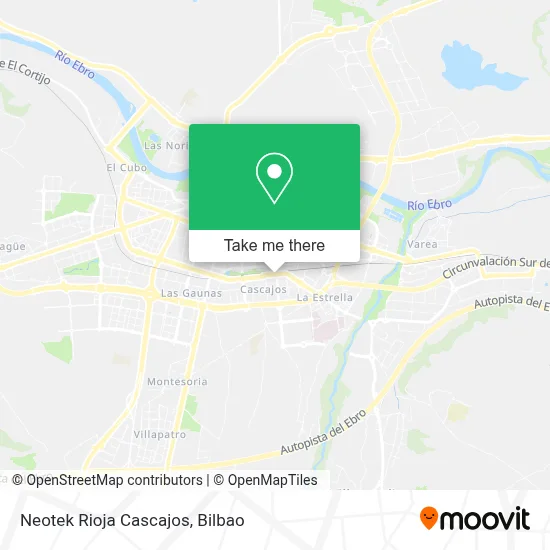 Neotek Rioja Cascajos map