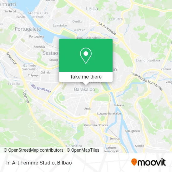 In Art Femme Studio map