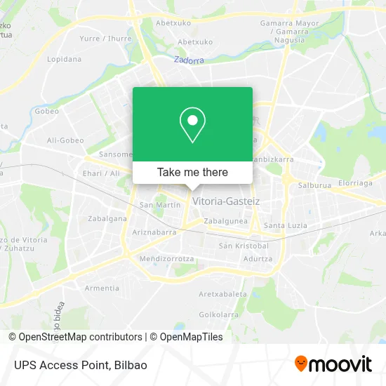mapa Ups Access Point