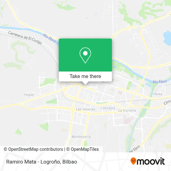 Ramiro Mata - Logroño map
