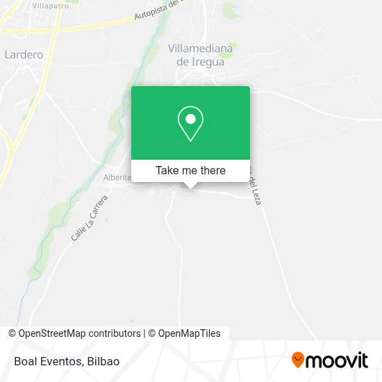 Boal Eventos map