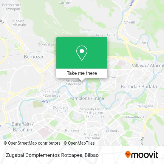 Zugabai Complementos Rotxapea map