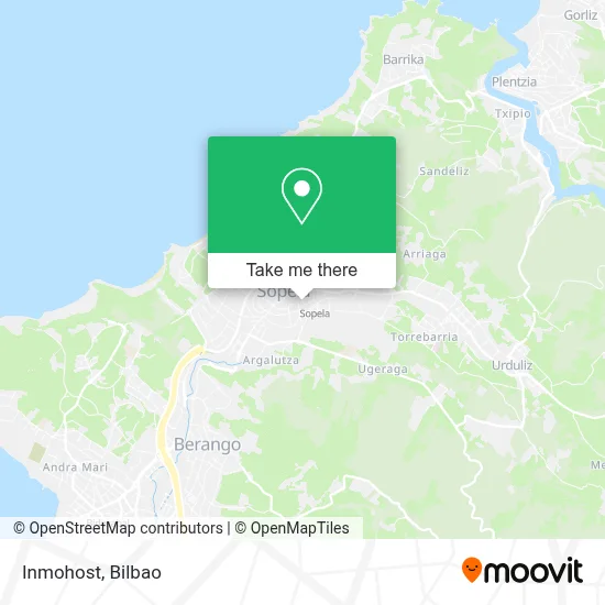 Inmohost map