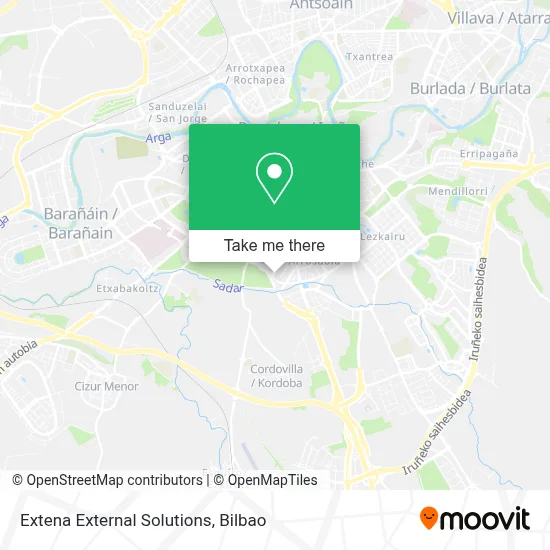Extena External Solutions map