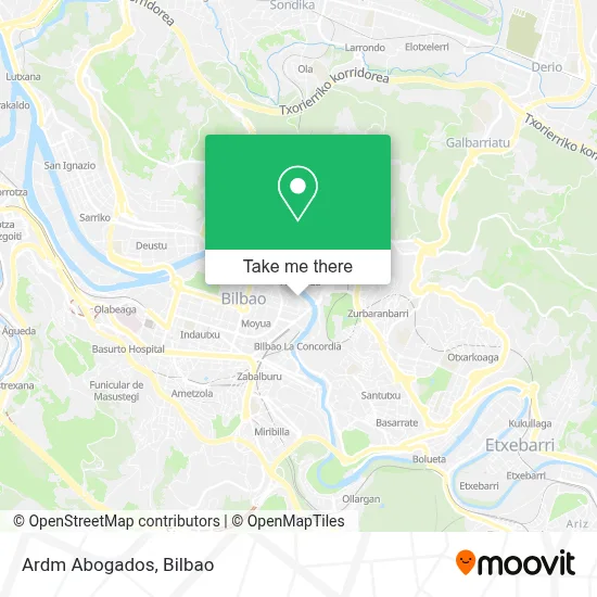 Ardm Abogados map