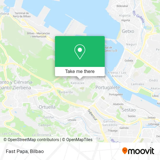 Fast Papa map