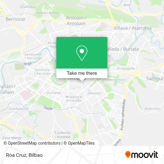 Roa Cruz map