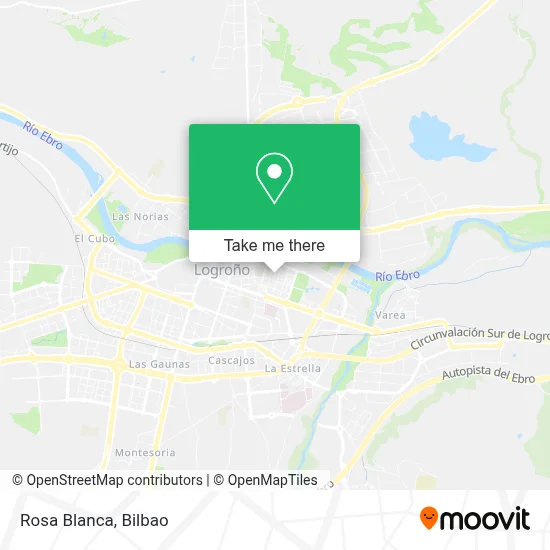 Rosa Blanca map