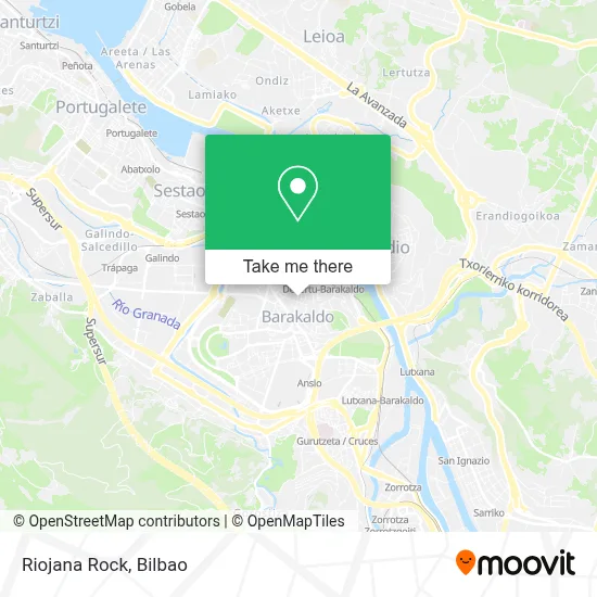 Riojana Rock map